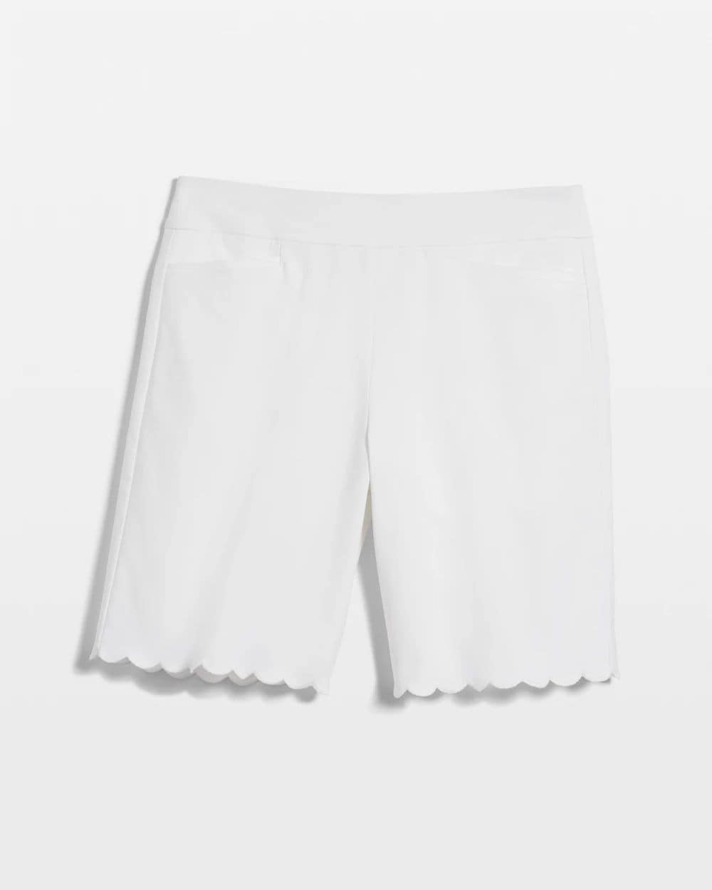 Brigitte™ Pull-On Scallop-Hem Shorts | Chico's